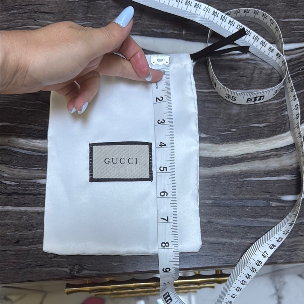 Gucci White Drawstring Pouch - Picture 7 of 7